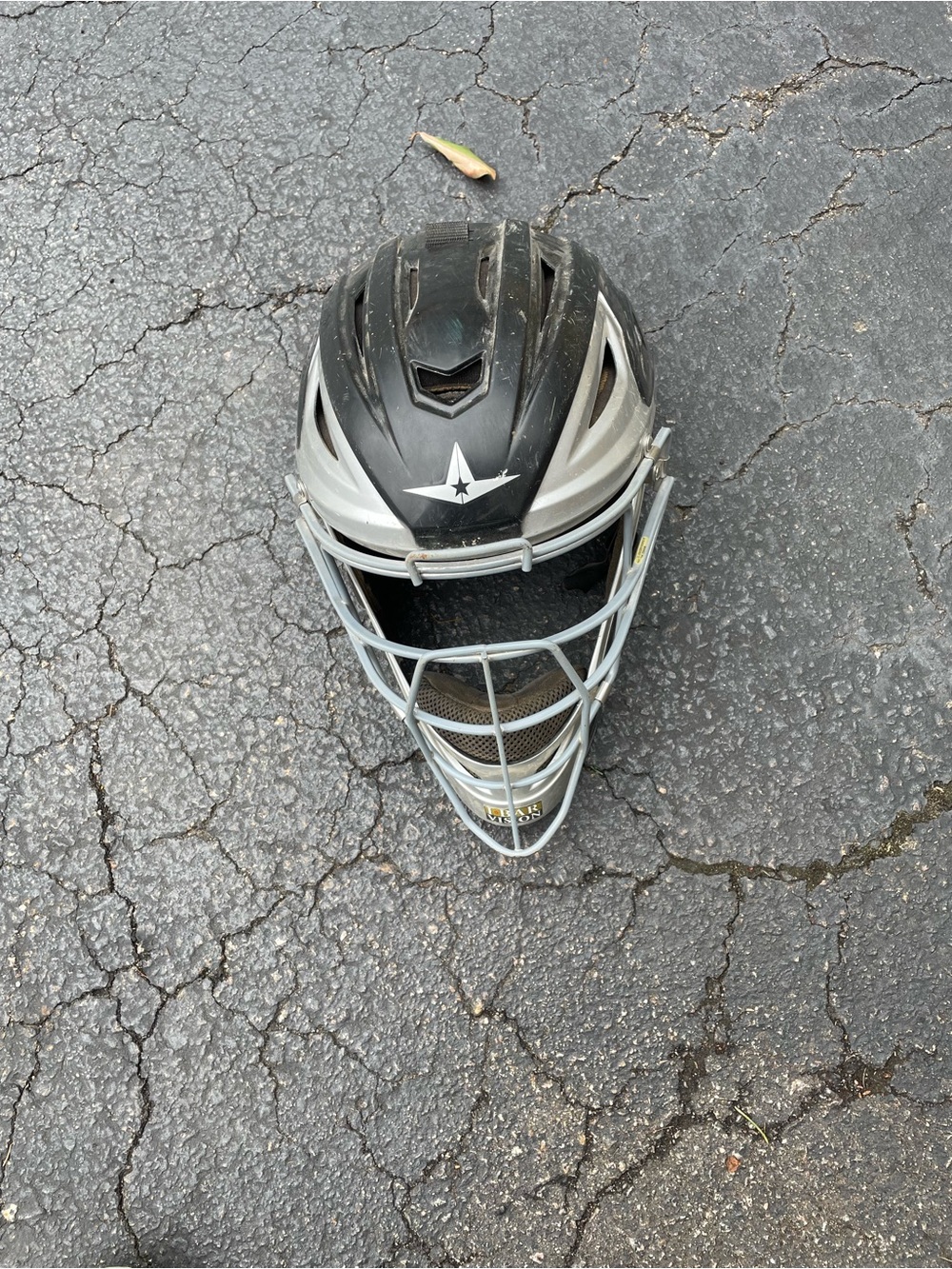 Mizuno Black and Grey Catcher’s Helmet with Face Mask